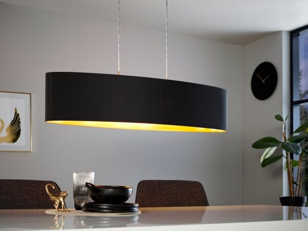 Eglo 31616 - Lampadario a sospensione con filo MASERLO 2xE27/60W/230V