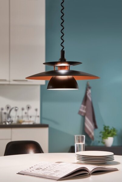 Eglo 31666 - Lampadario regolabile BRENDA 1xE27/60W/230V