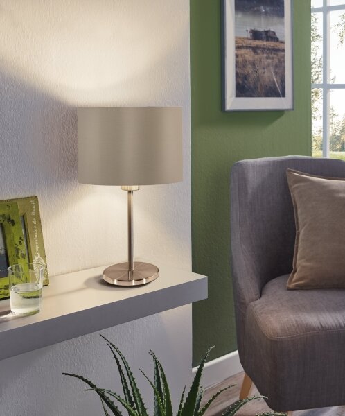 Eglo 31629 - Lampada da tavolo MASERLO 1xE27/60W/230V