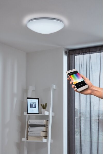 Eglo 32589 - Plafoniera LED RGB GIRON-C LED/17W/230V