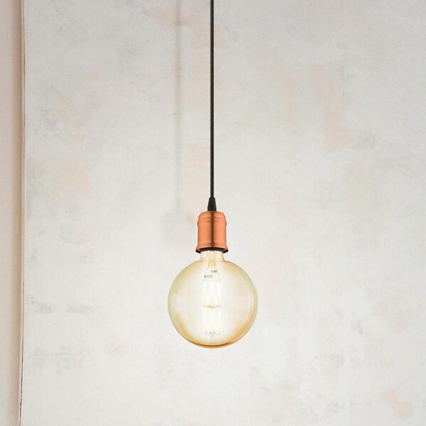 Eglo 32539 - Lampadario a sospensione con filo YORTH 1xE27/60W/230V