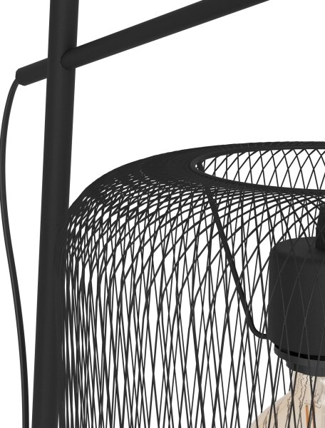 Eglo 32468 - Lampada da terra WRINGTON 1xE27/60W/230V