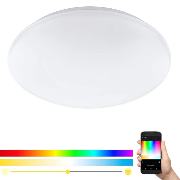 Eglo 32589 - Plafoniera LED RGB GIRON-C LED/17W/230V