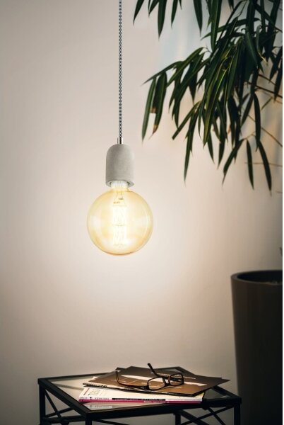 Eglo 32531 - Lampadario a sospensione con filo YORTH 1xE27/60W/230V