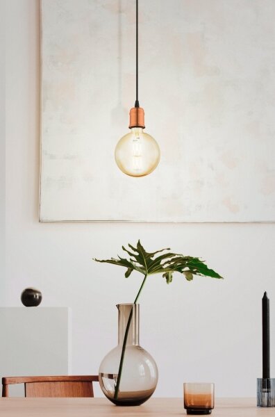 Eglo 32539 - Lampadario a sospensione con filo YORTH 1xE27/60W/230V