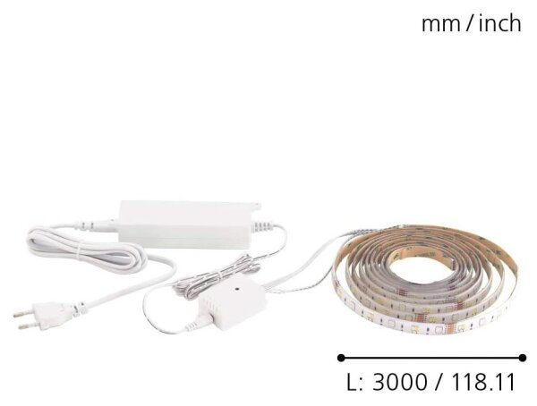 Eglo 32741 - Striscia LED 3m STRIPE-C LED-RGB/11,4W/230V