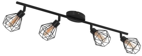 Eglo 55301 - Faretto LED ZAPATA 4xG9/3W/230V nero