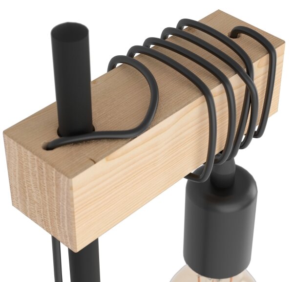 Eglo 55249 - Lampada da tavolo TOWNSHEND 1xE27/10W/230V