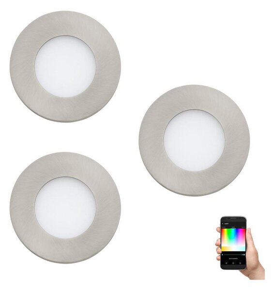 Eglo 32882 - Set da 3 faretti LED RGB dimmerabili da incasso FUEVA-C LED/3W/230V
