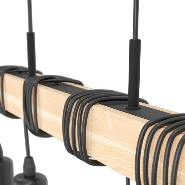 Eglo 43512 - Lampadario a sospensione con cavo TOWNSHEND 4xE27/60W/230V