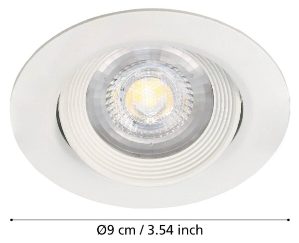 Eglo 32896 - Set di 3 faretti da incasso SARTIANO LED/5W/230V