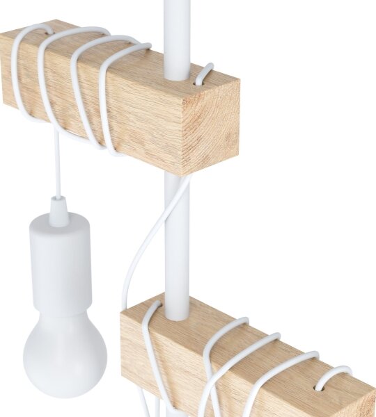 Eglo 33167 - Lampada da terra TOWNSHEND 2xE27/60W/230V