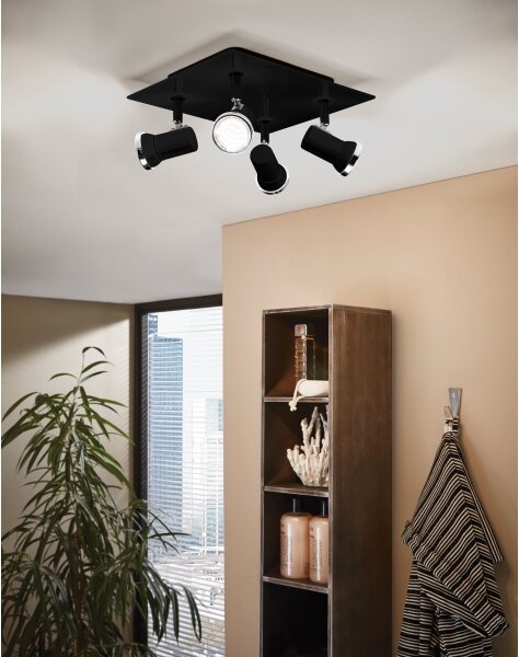 Eglo 33678 - Faretto LED da bagno TAMARA 1 4xGU10/3,3W/230V IP44