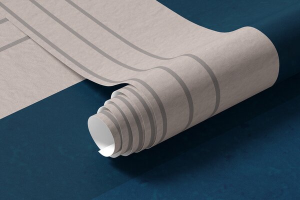 Carta da parati Archi astratti blu e beige, Carta da parati lastrazione, u73098 : Uwalls.it