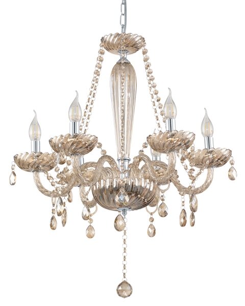 Eglo 39092 - Lampadario BASILANO 6xE14/40W/230V
