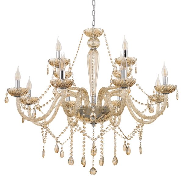 Eglo 39094 - Lampadario BASILANO 12xE14/40W/230V