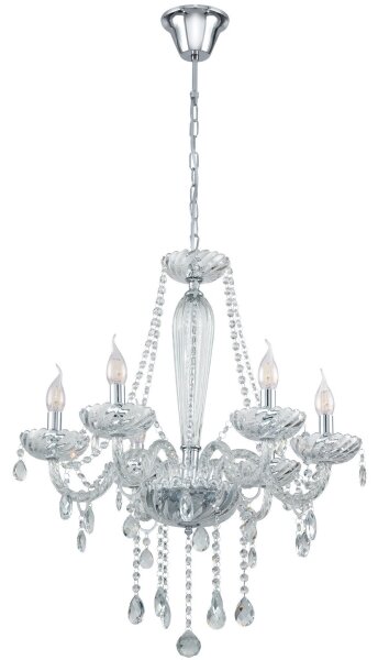 Eglo 39099 - Lampadario BASILANO 1 6xE14/40W/230V