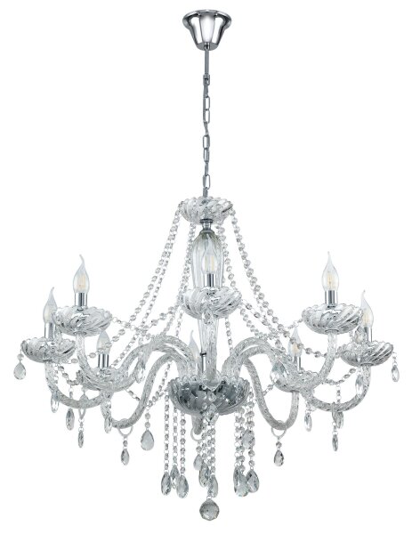 Eglo 39101 - Lampadario BASILANO 1 8xE14/40W/230V