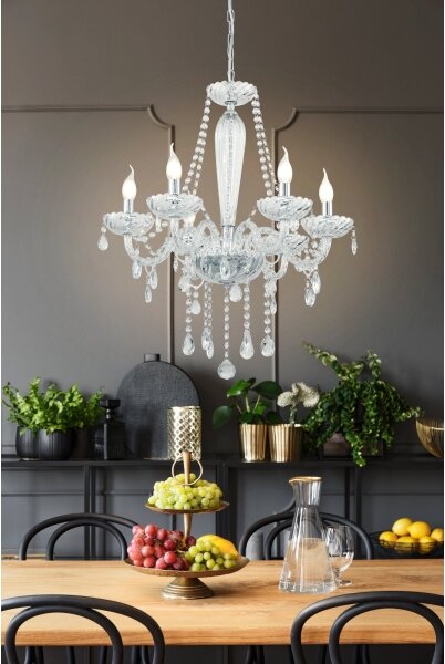 Eglo 39099 - Lampadario BASILANO 1 6xE14/40W/230V