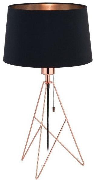 Eglo 39178 - Lampada da tavolo CAMPORALE 1xE27/60W/230V