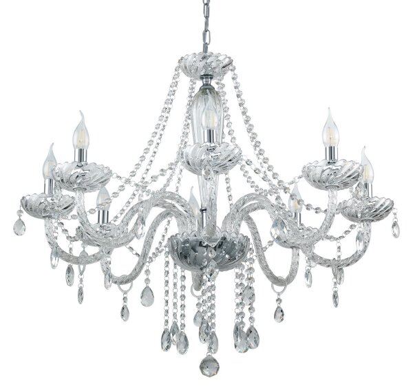 Eglo 39101 - Lampadario BASILANO 1 8xE14/40W/230V