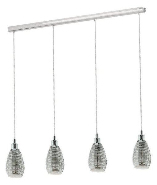 Eglo 39504 - Lampadario a sospensione con filo SIRACUSA 4xE27/60W/230V