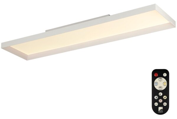 Eglo - Plafoniera dimmerabile a LED 43W/230V, bianco + telecomando