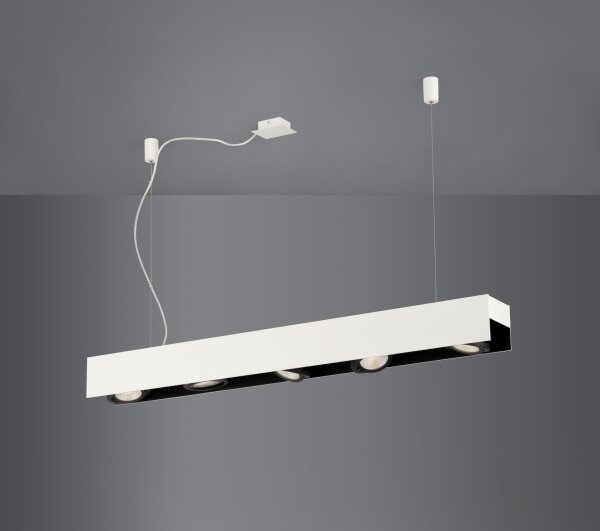 Eglo 39372 - Lampadario LED dimmerabile a sospensione con filo BADALONA 5xLED/5,4W/230V