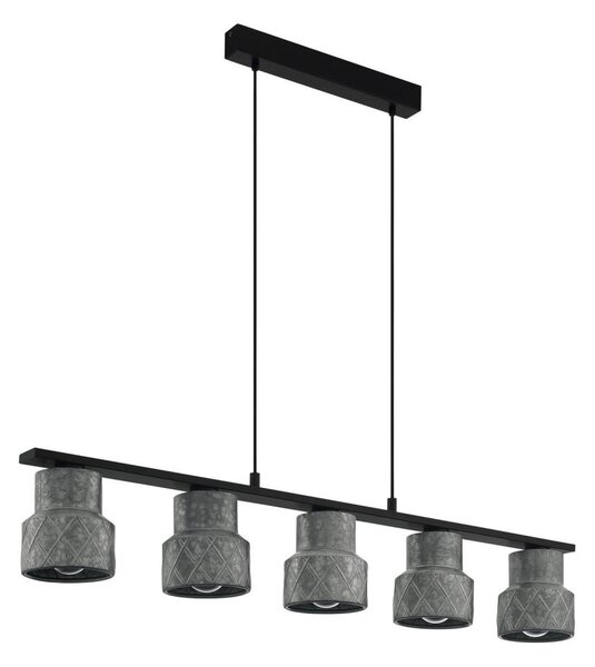 Eglo 39855 - Lampadario a sospensione su cavo HILCOTT 5xE27/40W/230V