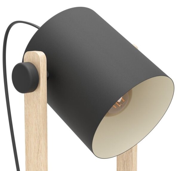 Eglo 43048 - Lampada da terra HORNWOOD 1xE27/28W/230V