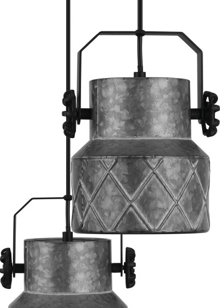 Eglo 39856 - Lampadario da soffitto HILCOTT a montaggio superficiale, 5xE27/40W/230V