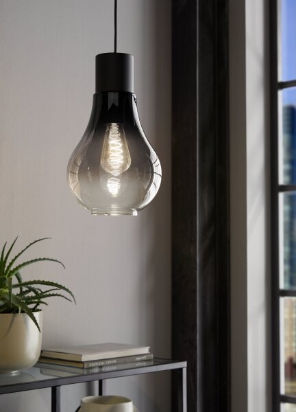 Eglo 43129 - Lampadario su corda CHASELY 1xE27/40W/230V