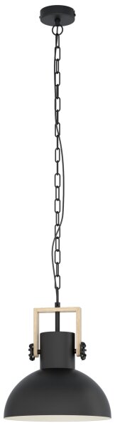 Eglo 44056 - Lampadario a catena LUBENHAM 1xE27/28W/230V