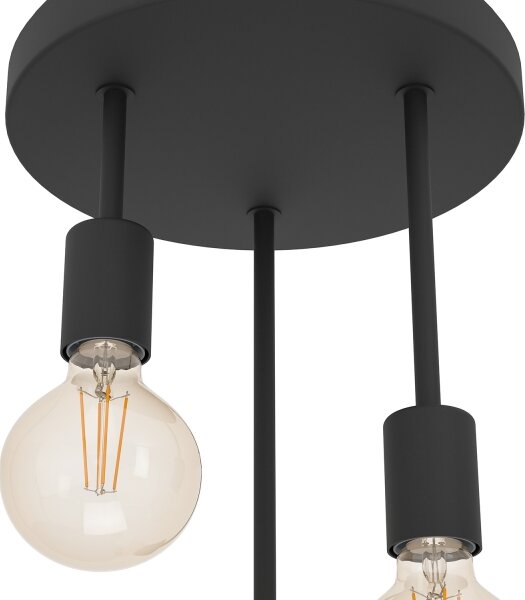 Eglo 43126 - Lampadario a sospensione con supporto rigido WILMCOTE 3xE27/60W/230V