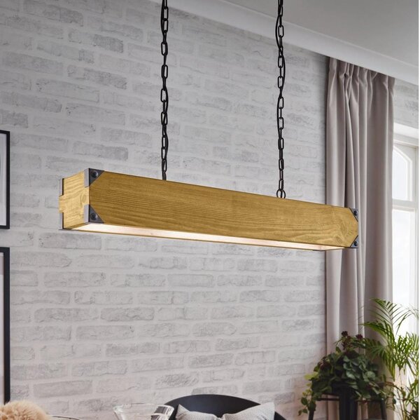 Eglo 43159 - Lampadario a sospensione con catena HARBOROUGH 4xE27/40W/230V