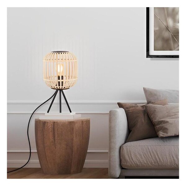 Eglo 43218 - Lampada da tavolo BORDESLEY 1xE27/28W/230V