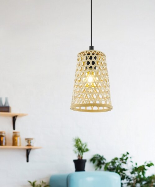 Eglo 43252 - Lampadario a sospensione con filo CLAVERDON 1xE27/40W/230V diametro 180mm