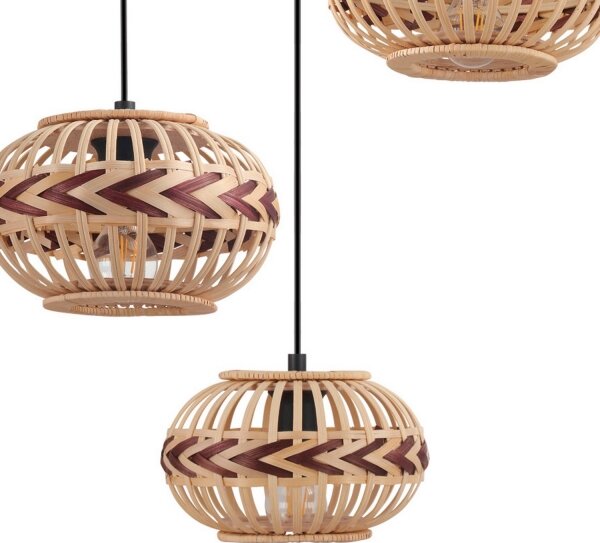 Eglo 43273 - Lampadario a sospensione con filo DONDARRION 3xE27/40W/230V