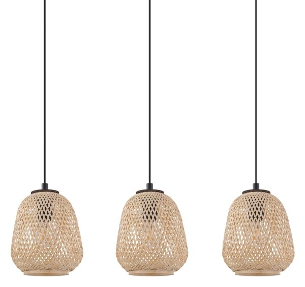 Eglo 43262 - Lampadario a sospensione con filo DEMBLEBY 3xE27/40W/230V