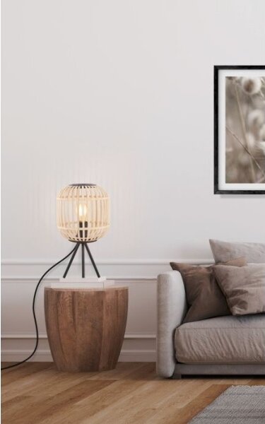 Eglo 43218 - Lampada da tavolo BORDESLEY 1xE27/28W/230V