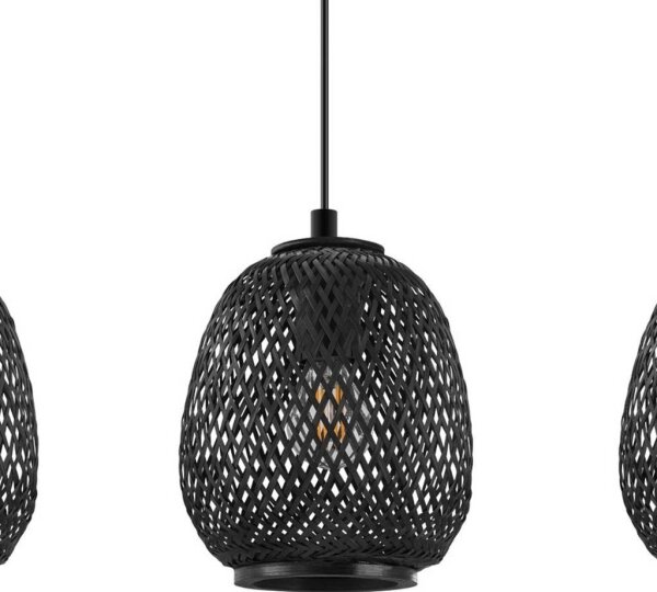 Eglo 43266 - Lampadario a sospensione con filo DEMBLEBY 1 3xE27/40W/230V