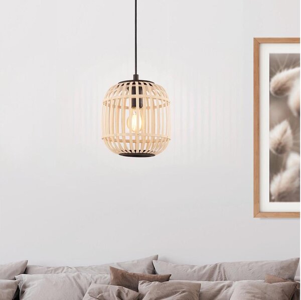 Eglo 43231 - Lampadario a sospensione con filo BORDESLEY 1xE27/28W/230V diam. 210mm