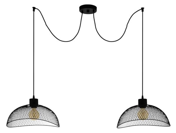 Eglo 43306 - Lampadario a sospensione con filo POMPEYA 2xE27/60W/230V ragno