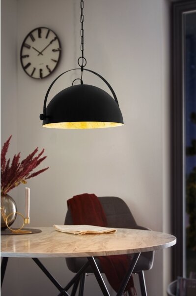 Eglo 43353 - Lampadario a sospensione con catena COVALEDA 1 1xE27/60W/230V