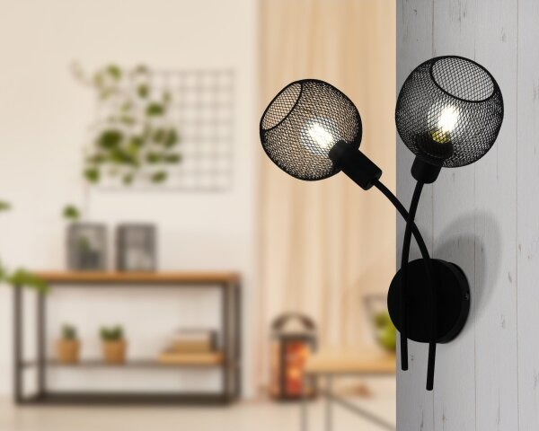 Eglo 43375 - Applique WRINGTON 1 2xE14/40W/230V