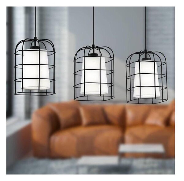 Eglo 43355 - Lampadario a sospensione con filo BITTAMS 3xE27/28W/230V