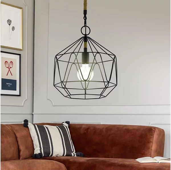 Eglo 43328 - Lampadario a sospensione con filo COTTINGHAM 1xE27/40W/230V