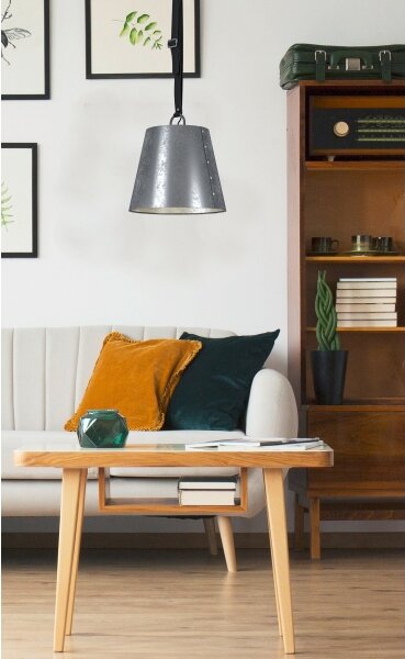 Eglo 43405 - Lampadario a sospensione con filo CHERTSEY 1xE27/60W/230V