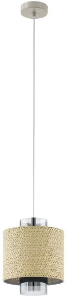 Eglo 43393 - Lampadario a sospensione con filo MEDIOUNA 1xE27/40W/230V