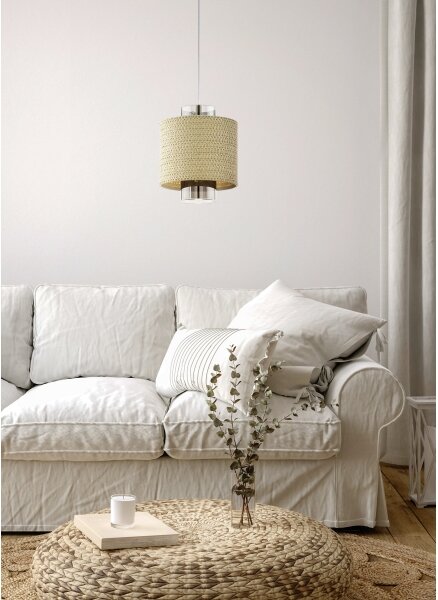 Eglo 43393 - Lampadario a sospensione con filo MEDIOUNA 1xE27/40W/230V